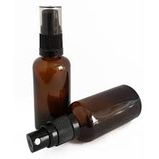 Amber Bottle with Spray top