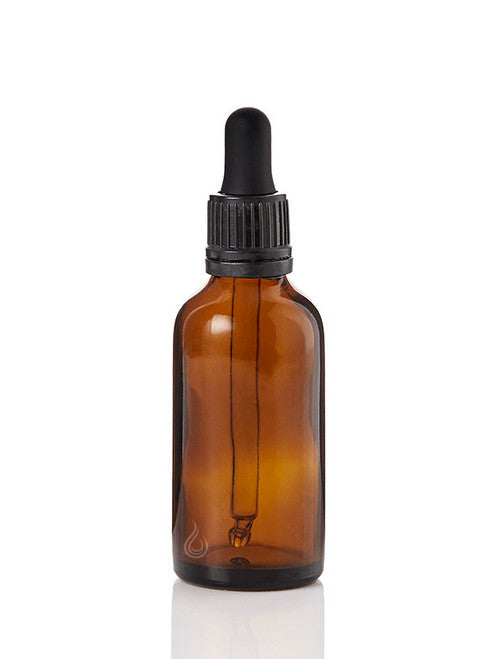 Amber Bottle with dropper top